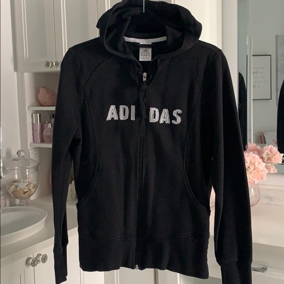 Adidas hoodie with front zipper - Picture 1 of 4